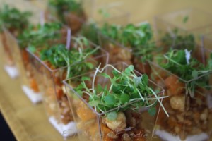 Davanti Enoteca: Roast Squash & Farro Salad" hazelnuts + goat cheese + cider vinegar