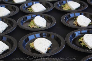 Courtright's Restaurant: Goat cheese terraine, sliced brussel sprouts and dill dressing