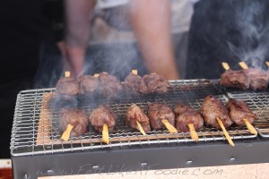 Sumi Robata Grill: Steak on the robata grill (served with a quail egg)