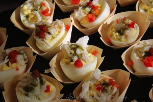 Mity Nice Bar & Grill: Deviled egg with lump crab