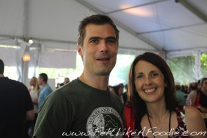 Hugh Acheson of Top Chef Master's (My voice went up at least 2 octaves because I was so excited to meet him!)