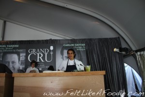 Chef Carlos Gaytan at the Grand Cru