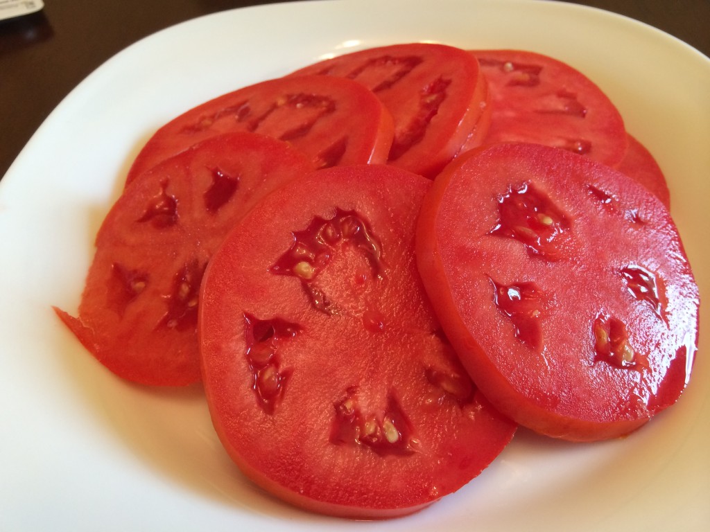 Now THIS is a garden fresh tomato!