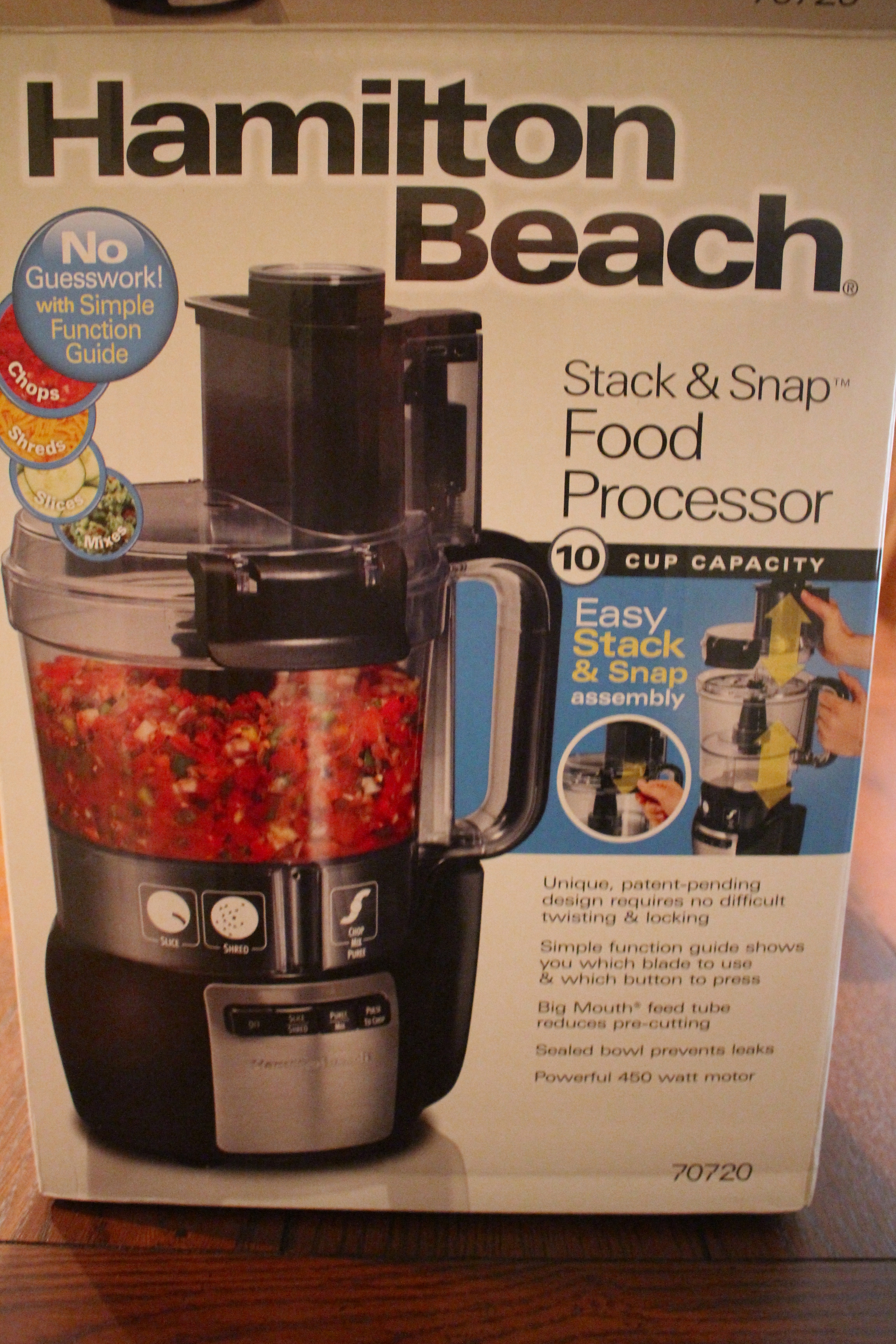 Hamilton Beach Stack & Snap 10-Cup Food Processor: Santa's Little