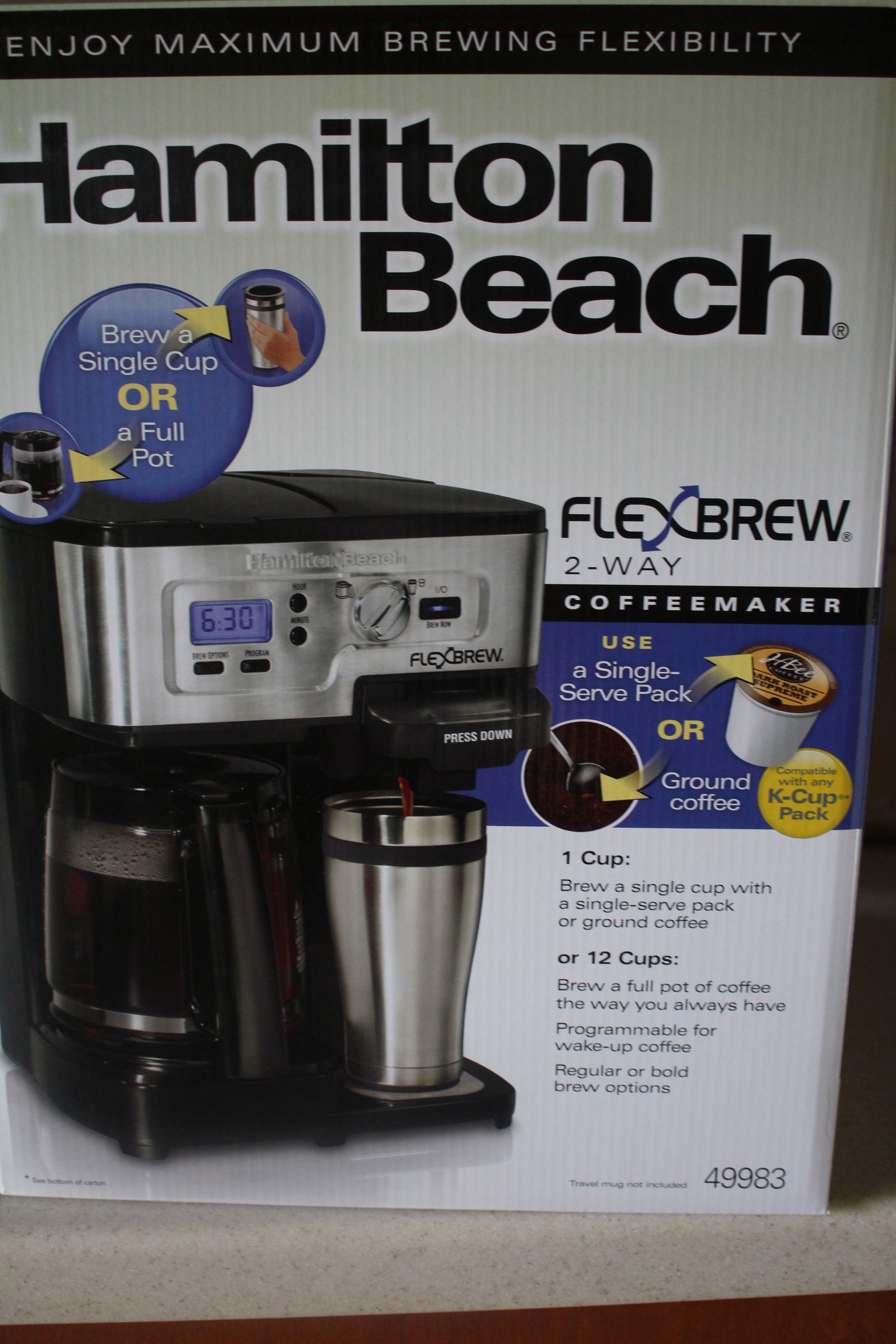 Hamilton Beach FlexBrew 2-Way Coffee Maker – Felt Like a Foodie