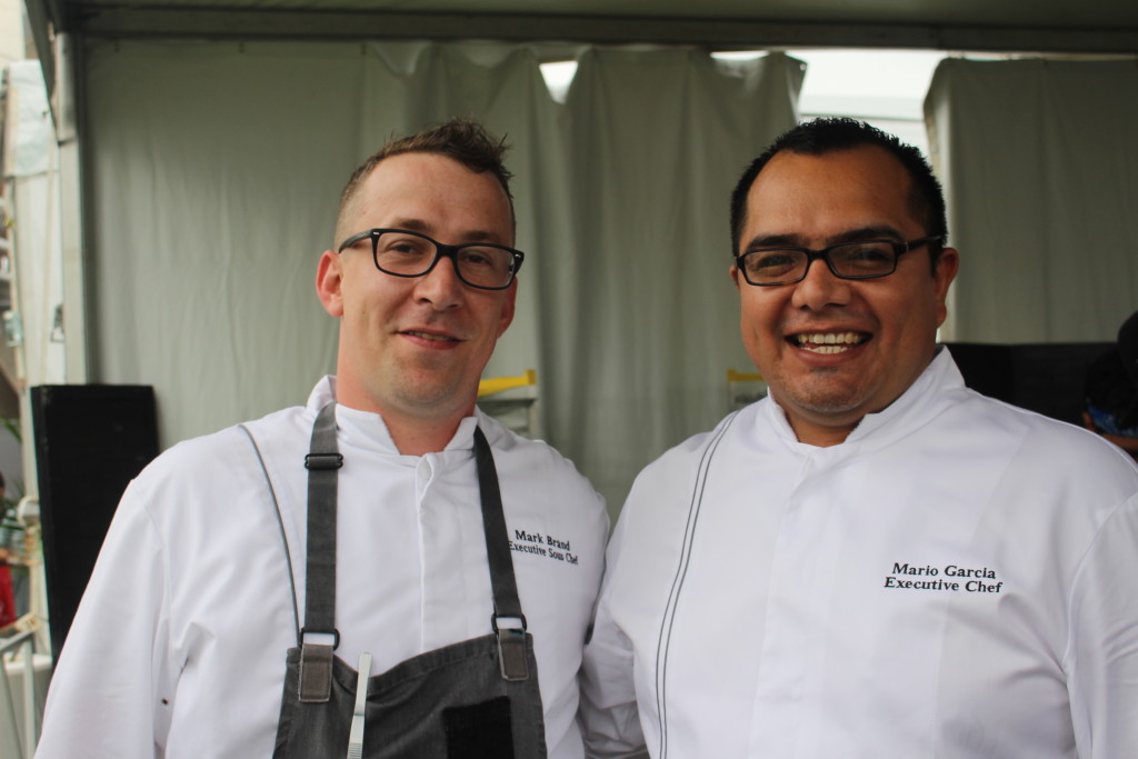 More chefs I want to hug...Chefs Mark Brand and Mario Garcia of 720 South Bar & Grill in the Hilton.