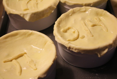 My potpies before they hit the oven.