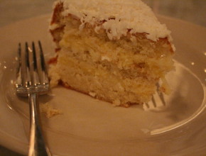 Don't forget to save room for Coconut Cake…as you can see I dived in before I took a good picture!